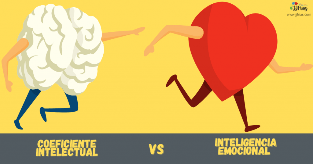 Cerebro: coeficiente intelectual vs Corazón: inteligencia emocional.