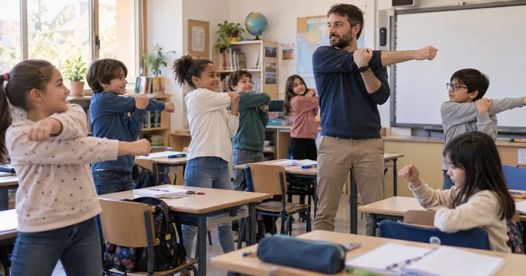 Pausas activas en Primaria: qué aportan y cómo usarlas en clase